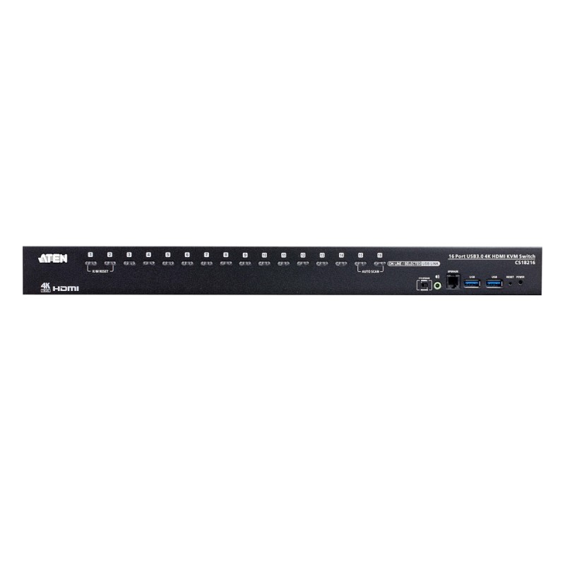 ATEN 16-port 4K HDMI KVM USB3.0, audio