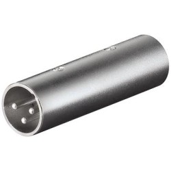 PremiumCord XLR mikrofonní spojka, XLR samec - samec