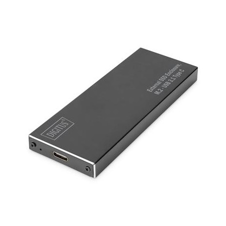 DIGITUS Externí box USB-C 3.1 na M.2 (NGFF), prémiový vzhled, hliníkový plášť