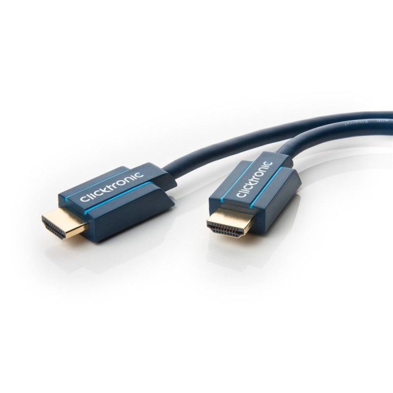 ClickTronic Ultra High Speed HDMI kabel, rozlišení 8K@60Hz, zlacené konektory, 0,5m