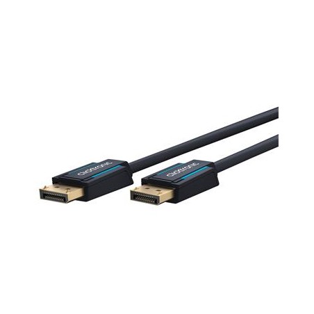 ClickTronic HQ OFC kabel DisplayPort 1.4, UHD 8K@60Hz zlacené kon., 3D, 1m