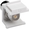 Keystone Modul SAT/Antenna Coaxial male F female, šířka 16,2 mm