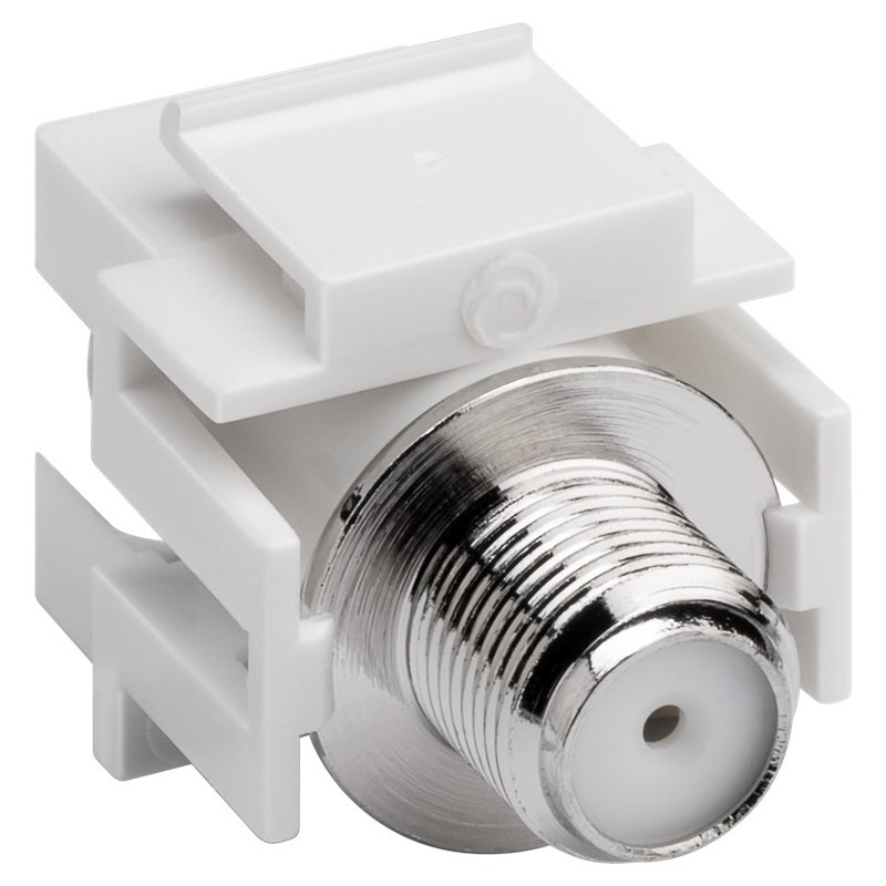 Keystone Modul SAT/Antenna Coaxial male F female, šířka 18,9 mm