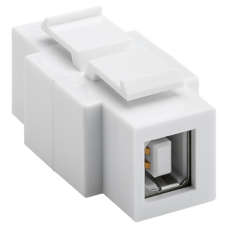 Keystone Modul USB2.0 typ A female - USB2.0 typ B female, šířka 16,9 mm