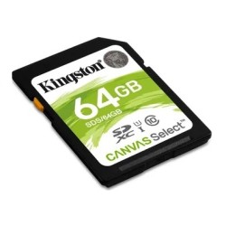 Kingston 64GB Canvas Select SDHC UHS-I U1 karta Class 10 (až 100MB/s)