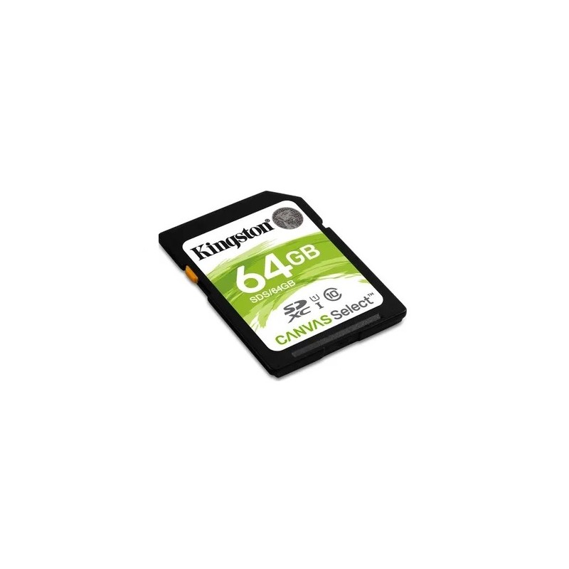 Kingston 64GB Canvas Select SDHC UHS-I U1 karta Class 10 (až 100MB/s)
