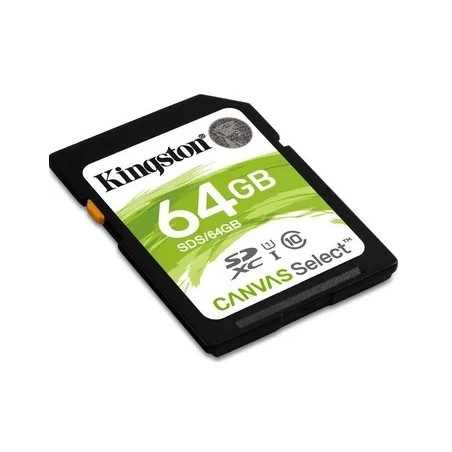 Kingston 64GB Canvas Select SDHC UHS-I U1 karta Class 10 (až 100MB/s)