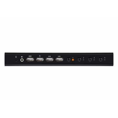 ATEN 4-port HDMI KVMP USB, 2 port USB HUB, včetně kabelů