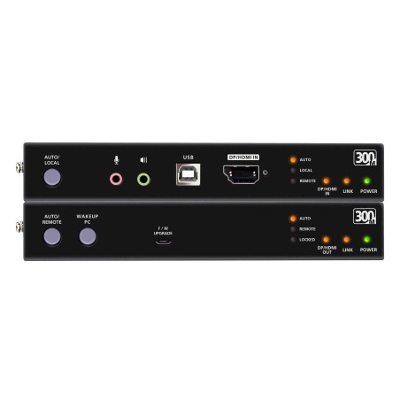 ATEN Optický KVM extender PC-konzole DP/HDMI True 4K@60Hz až 300m