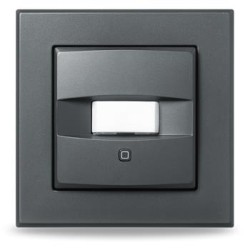 Homematic IP Drátový PIR detektor pohybu - pro 55 mm rámeček, vnitřní, antracit - HmIPW-SMI55-A