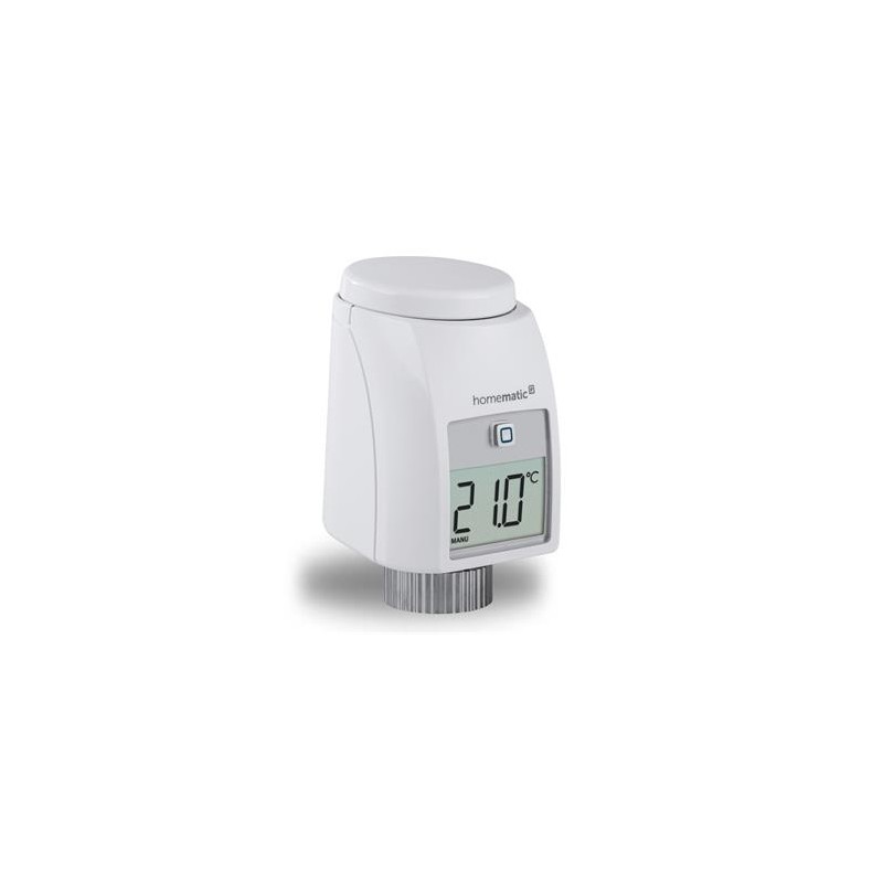 Homematic IP Termostatická hlavice Optimal (UK) - HmIP-eTRV-2-UK - Obrácený displej pro horizontální čtení
