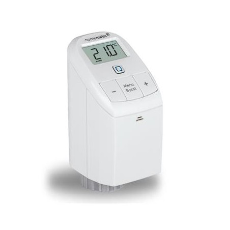 Homematic IP Termostatická hlavice Basic (UK) - HmIP-eTRV-B-UK - Obrácený displej pro horizontální čtení