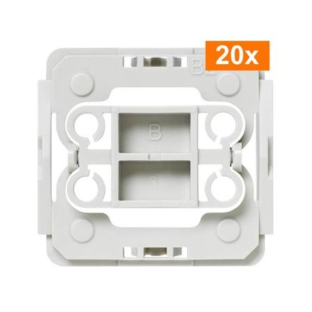 Homematic IP Adaptér Berker B2, set 20ks - EQ3-ADA-B2-20