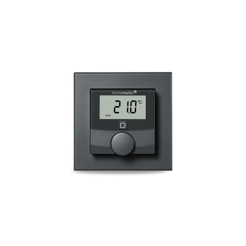 Homematic IP Drátový termostat se senzorem vlhkosti, antracit - HmIPW-WTH-A
