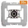 Homematic IP Adaptér Gira 55, set 20ks - EQ3-ADA-G55-20