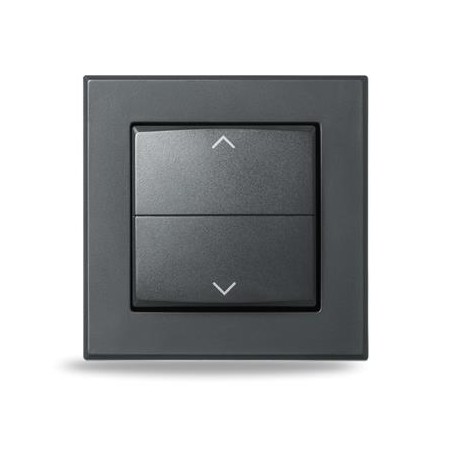 Homematic IP Kryt kolébkového vypínače - se symboly, antracit - HmIP-BRA-A