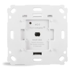 Homematic IP spínací akční člen dvoukanálový - 6A, zápustná montáž, IP20, maximálně 1380 W