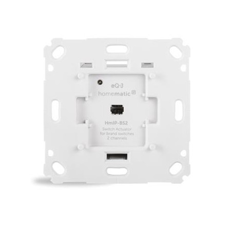Homematic IP spínací akční člen dvoukanálový - 6A, zápustná montáž, IP20, maximálně 1380 W