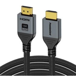 PremiumCord Ultra HD HDMI 2.2 kabel 16K@60Hz, 8K@240Hz, 4K@480Hz zlacené 3m