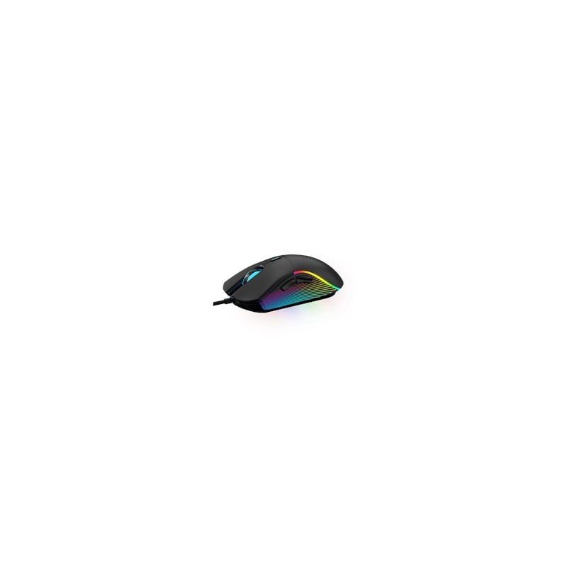 WG - Herní drátová RGB myš WG Chameleon III., RGB LED, černá