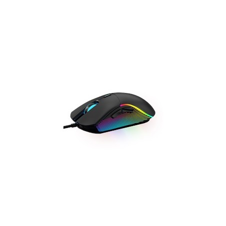 WG - Herní drátová RGB myš WG Chameleon III., RGB LED, černá