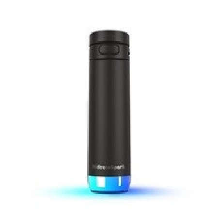HidrateSpark PRO 2 chytrá lahev s brčkem, 621 ml, černá