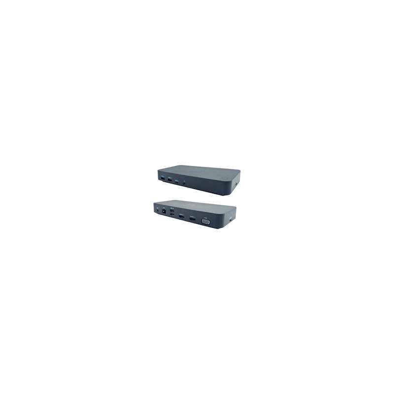 I-Tec USB 3.0/USB-C/TB 3X LCD/3X Video Docking Station PD 65W