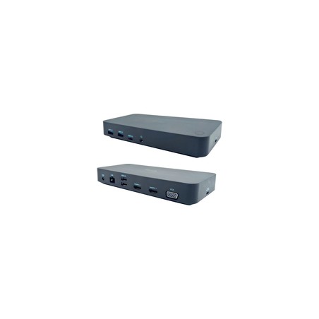 I-Tec USB 3.0/USB-C/TB 3X LCD/3X Video Docking Station PD 65W