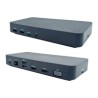 I-Tec USB 3.0/USB-C/TB 3X LCD/3X Video Docking Station PD 65W