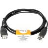 Belkin USB 2.0 Extensionscable 1.8M/F/USB-A Male Black