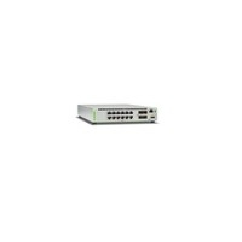 Allied Telesis 12P Switch 10/100/1000/10G-T/4XSFP STK UK PC 990-004943-30 IN