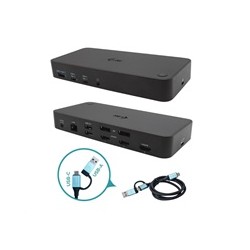 i-tec USB 3.0 / USB-C / Thunderbolt, 3x 4K Docking Station + Power Delivery 100W