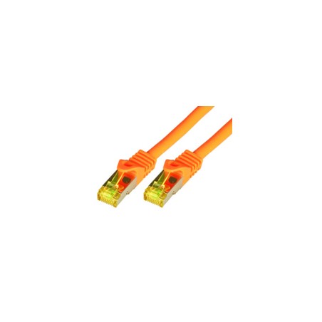 Mcab CAT7 SFTP RJ45 LSZH 0.5M ORA/10GBIT RAW Patch Cable