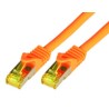 Mcab CAT7 SFTP RJ45 LSZH 0.5M ORA/10GBIT RAW Patch Cable