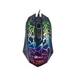 C-TECH herní myš Tychon (GM-03P), casual gaming, herní, 7 barev podsvícení, 3200DPI, USB