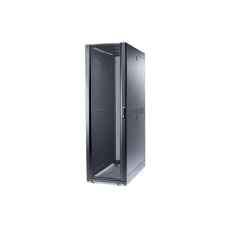 NetShelter SX 48U 600mm Wide x 1200mm Deep Enclosure with Doors and No Sides Black