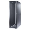 NetShelter SX 48U 600mm Wide x 1200mm Deep Enclosure with Doors and No Sides Black