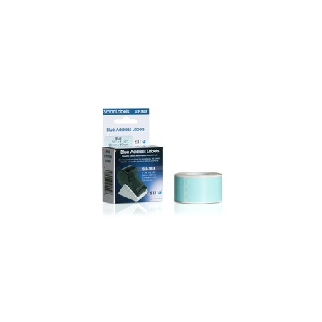 SLP-1BLB BLUE LABEL 28X89MM/130 LAB/ROLL