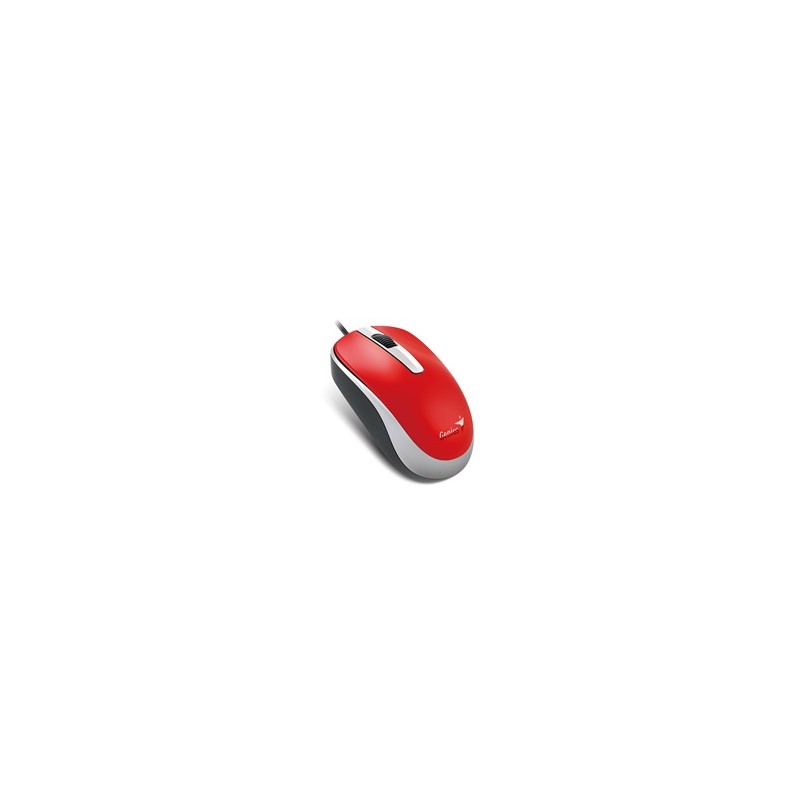 GENIUS myš DX-120, drátová, 1200 dpi, USB, červená
