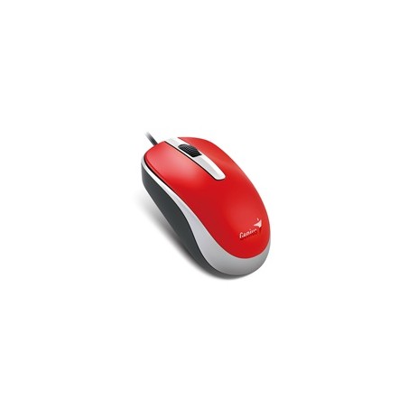 GENIUS myš DX-120, drátová, 1200 dpi, USB, červená