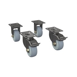 Zebra 4 Wheels For Rack 30 / 60 Position Racks