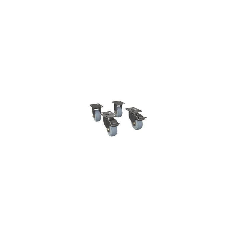 Zebra 4 Wheels For Rack 30 / 60 Position Racks