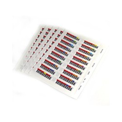 BAR CODE LABELS LTO-7/SEQUENCE 000001-000100