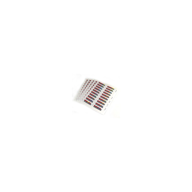 BAR CODE LABELS LTO-7/SEQUENCE 000001-000100