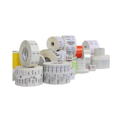 ChemResist Resin Ribbon, 110mmx74m (4.33inx242ft), Resin stocked, (12.7in) core, Black ,12/box