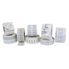 Label, Polyester, 3x0.5469in (76.2x13.9mm) TT, Z-Ultimate 2000T White, Value Coated, Permanent Adhesive, 3in (76.2mm) core