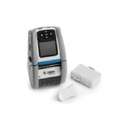 DT Printer ZQ610 Plus 2"/48mm Healthcare English/Latin fonts,BT 4.x, Linered platen, 0.75" core, Group E, Belt clip