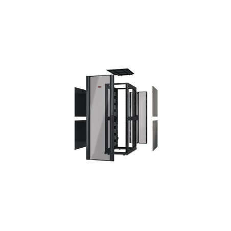 NetShelter SX 42U 750mm Wide x 1200mm Deep Enclosure Without Sides Without Doors Black