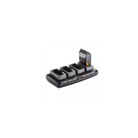 Quad Printer Docking Station for 4 x SPP-R200III Notice: PBP-R200_V2/STD required Notice: Includes power supply and power cord.