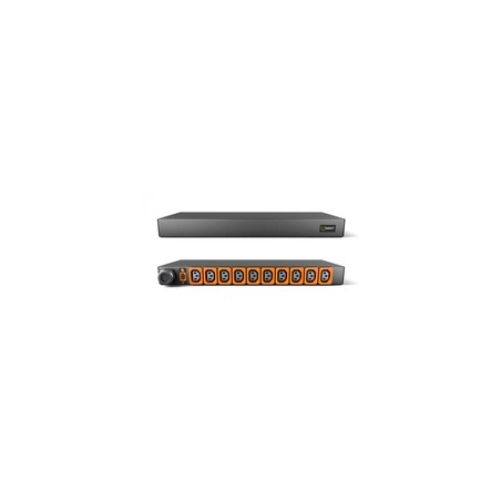 Vertiv Geist Rack PDU, Basic, 1U, input IEC 60309 230V 16A, locking outputs (10)C13